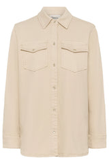 My Essential Wardrobe - Skjorte - Oatmeal - Dagmar