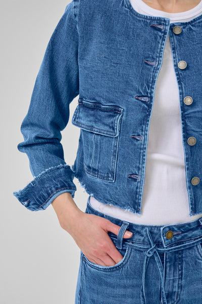 My Essential Wardrobe - Denim jacket - Light blue - Dango