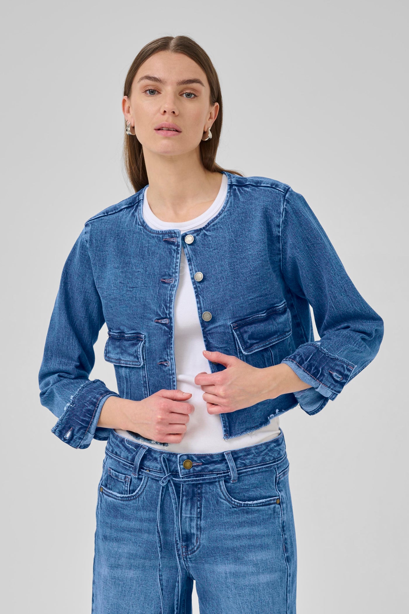 My Essential Wardrobe - Denim jacket - Light blue - Dango