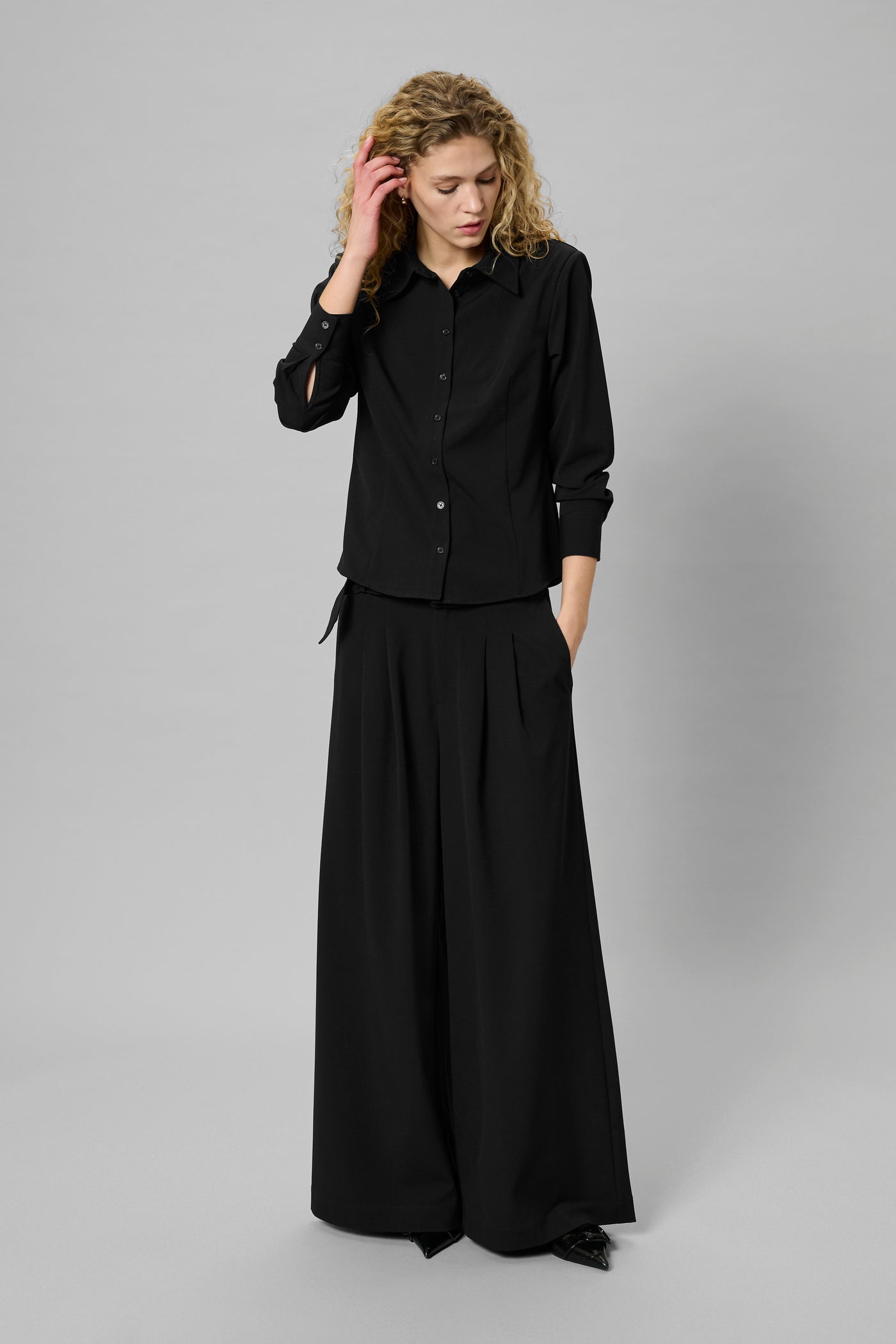 My Essential Wardrobe - Skjorte - Black - Hace