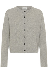 My Essential Wardrobe - Cardigan - Grå - THE KNIT CARDIGAN