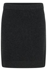 My Essential Wardrobe - Nederdel - Dark Grey Melange - Tracy