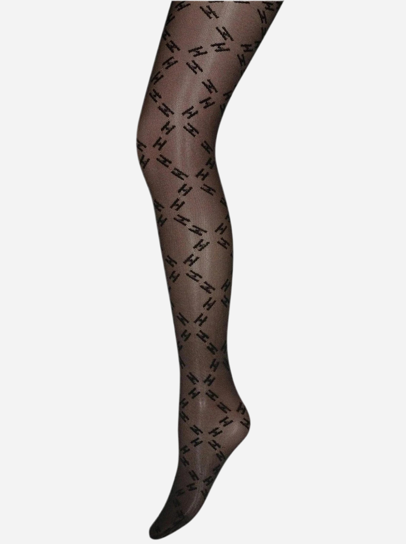 16147 Black Basic H logo Tights 25 DEN - Hype The Detail