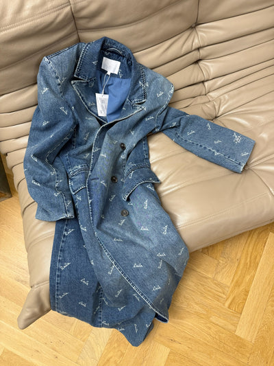 Lala Berlin - Jacket - Denim trench coat - Logo Carla