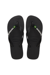 Havaianas - Klipklapper - Black/Black - Brasil Logo FC sss