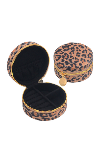 Andcopenhagen - Jewelry organizer - Leopard velour - Sif