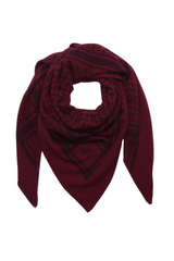 LALA BERLIN - Cashmere scarf - Trinity classic M - City middlegrey melange grey