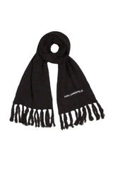 Karl lagerfeld - Neck scarf - Black - ESSENTIAL KNIT SCARF