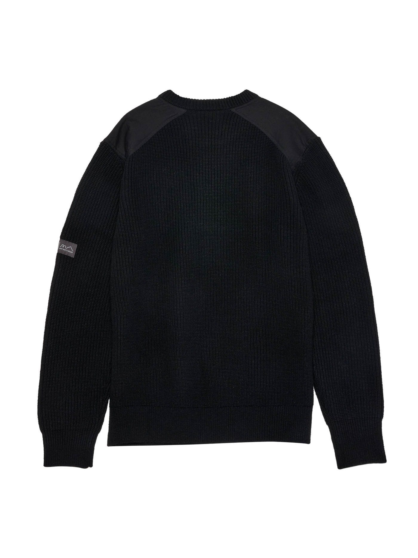 HALO - Strik - Sort - WOOL CREW KNIT