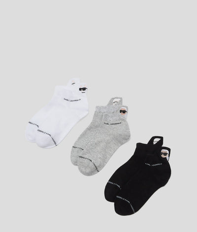 Socks - IKONIK 2.0 SOCKS 3 PACK - Karl Lagerfeld