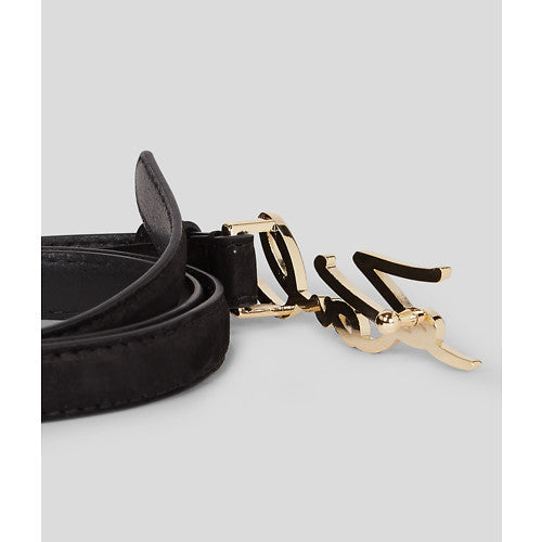 Black Logo Belt - Karl Lagerfeld