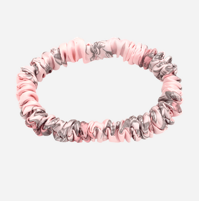 Sassy Copenhagen - 100% Silk hair elastic - Rose print