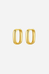 Andcopenhagen Jewelry - Earrings hoops - 18 carat Gold-plated 925 sterling silver - Hanna