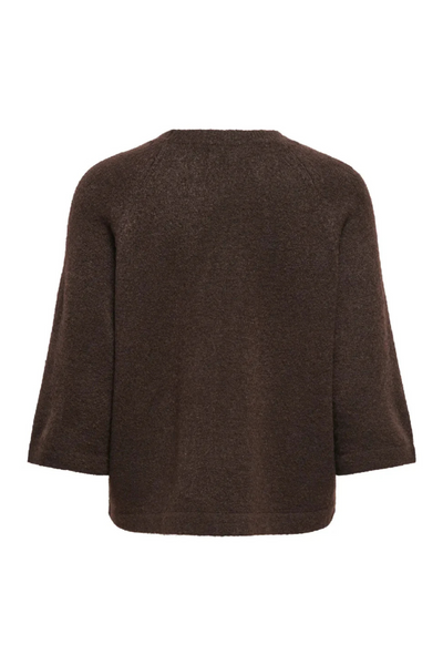 Only - Strik Pullover - Brun - Simoni