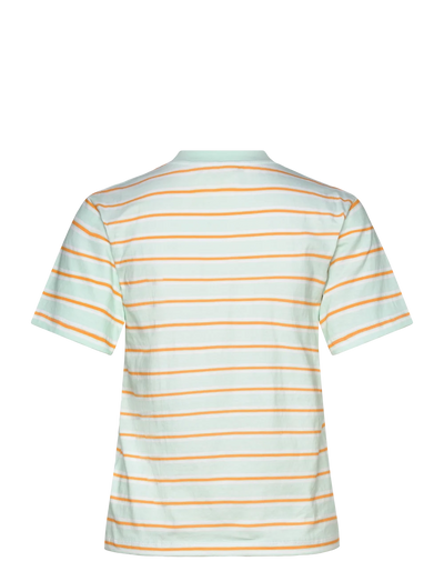 2NDDAY - T-shirt - Stribet Soothing sea - Marissas