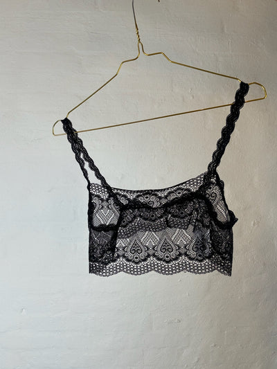 Lace bra / bralette - Black - Filippa - Sassy Copenhagen