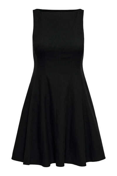 Only - Kjole - Sort - Unita Peplum