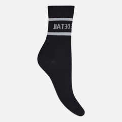 Hype The Detail - 21496 Logo Socks - Black with White