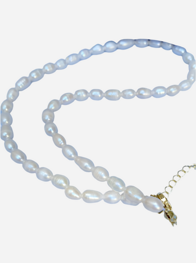 Andcopenhagen - Necklace - 18 carat gold-plated stainless steel - Mana pearl