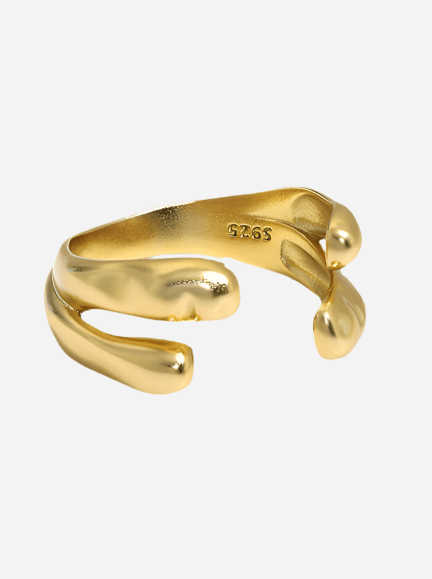 Andcopenhagen - Ring - 18 carat gold plated 925 sterling silver - Lula