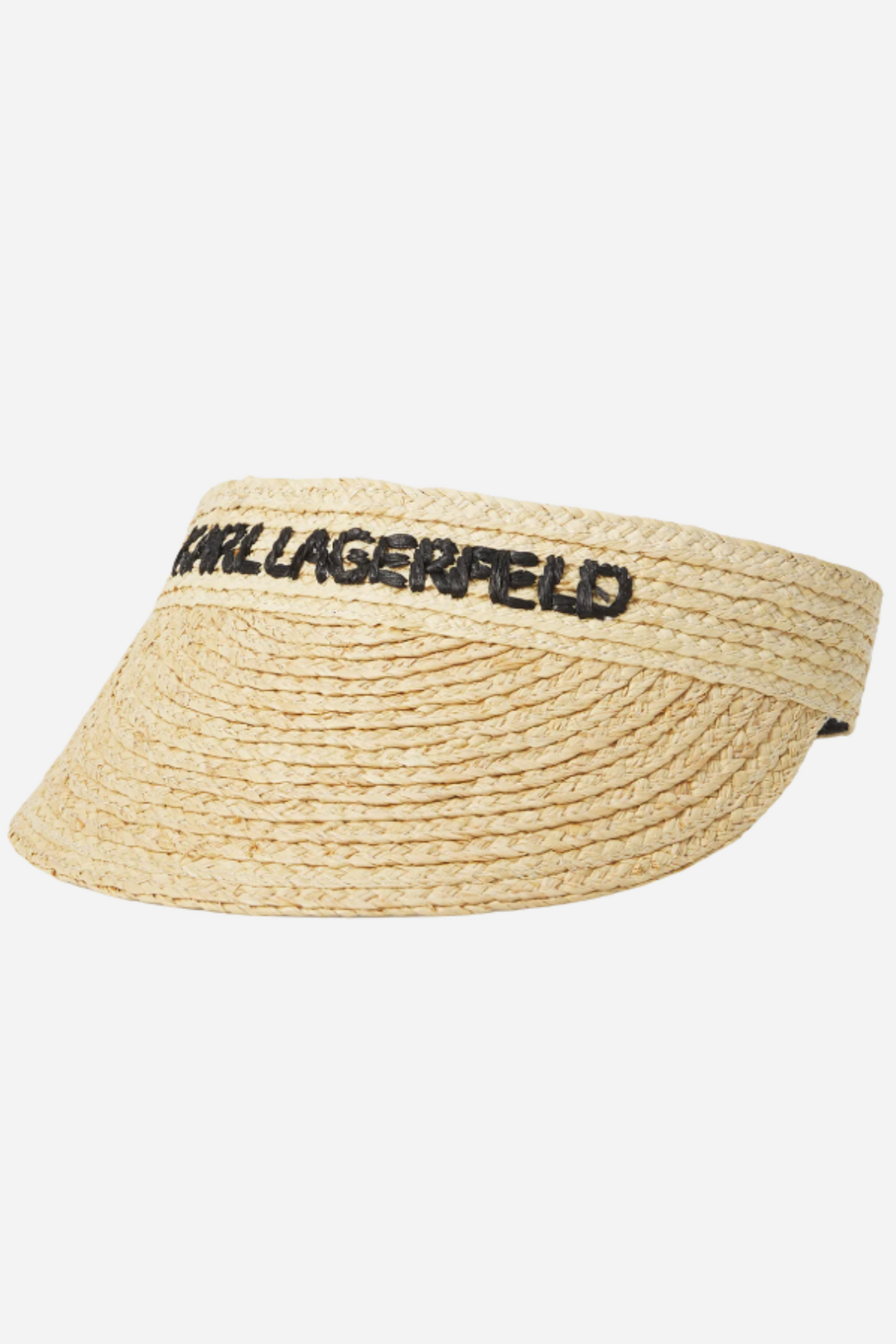 Karl Lagerfeld - Sun Hat - Natural - Raddia Visor