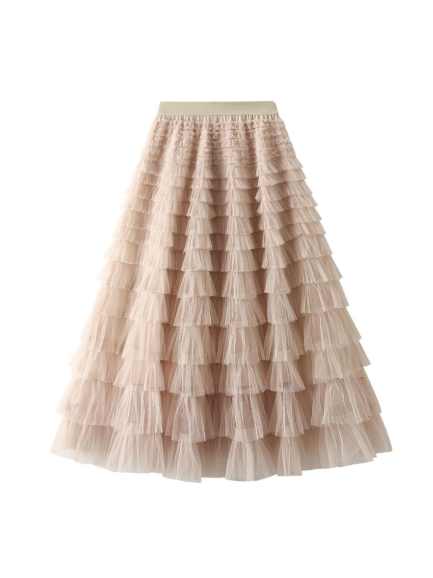 Tulle skirt - Khaki - Sassy Copenhagen