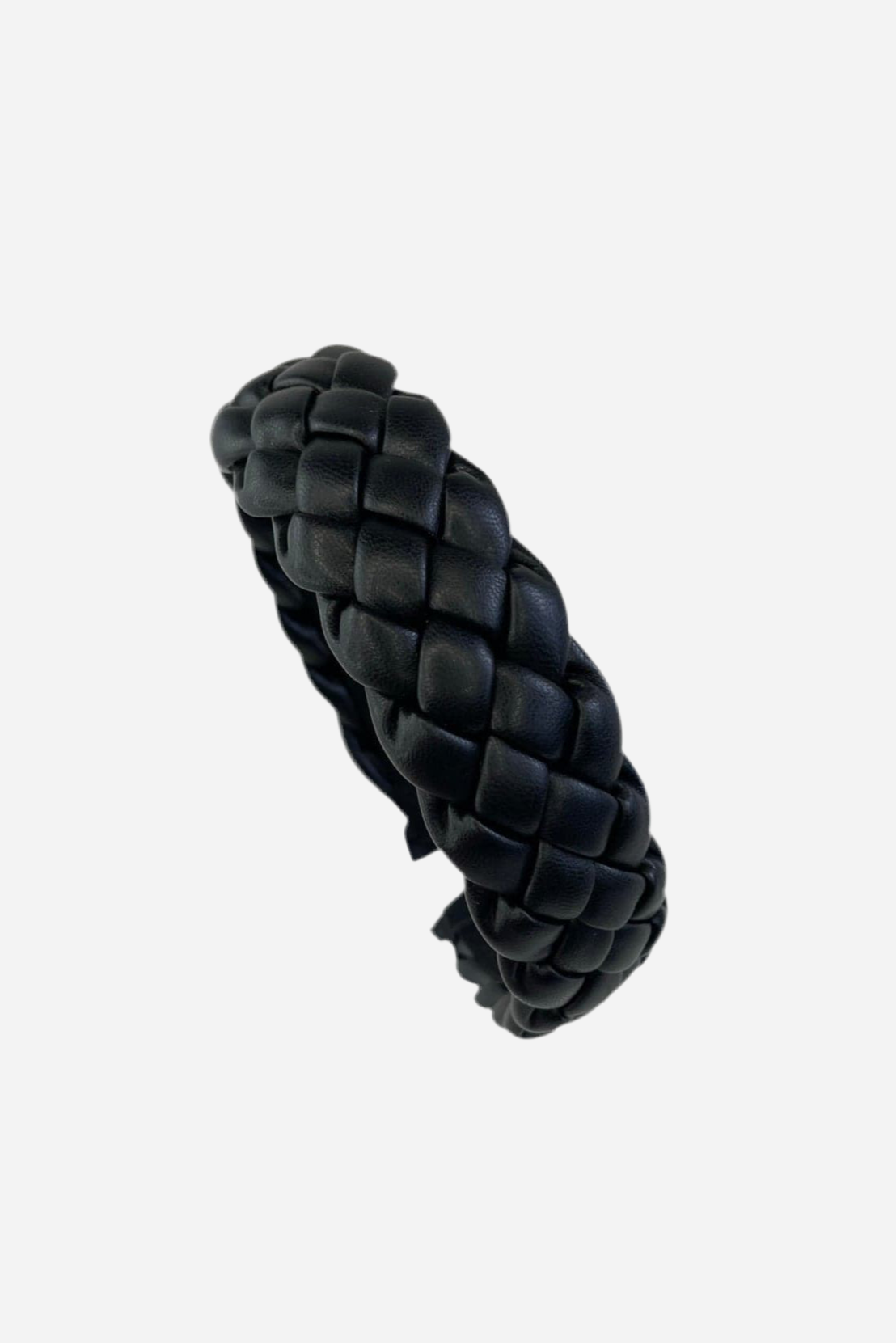 AndCopenhagen - Braided Leather Hair Clip - SSSigne Black