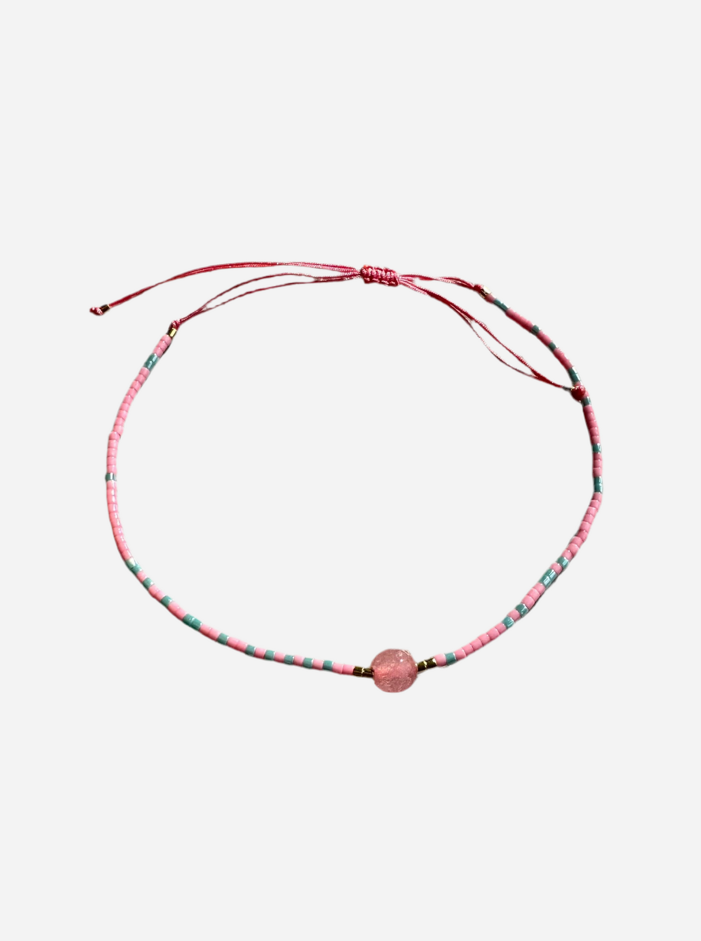 Pearl bracelet - Pink &amp; Light blue - Holly - Andcopenhagen