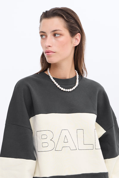 Ball original - Sweatshirt - Black/white - BALL SUMMER CHAIN ​​CREW NECK