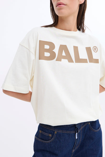 T-shirt - Off white - Ball cph tee - Ball Original 