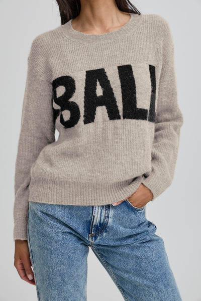 Ball original - Striktrøje - Vintage Khaki - Bastacy
