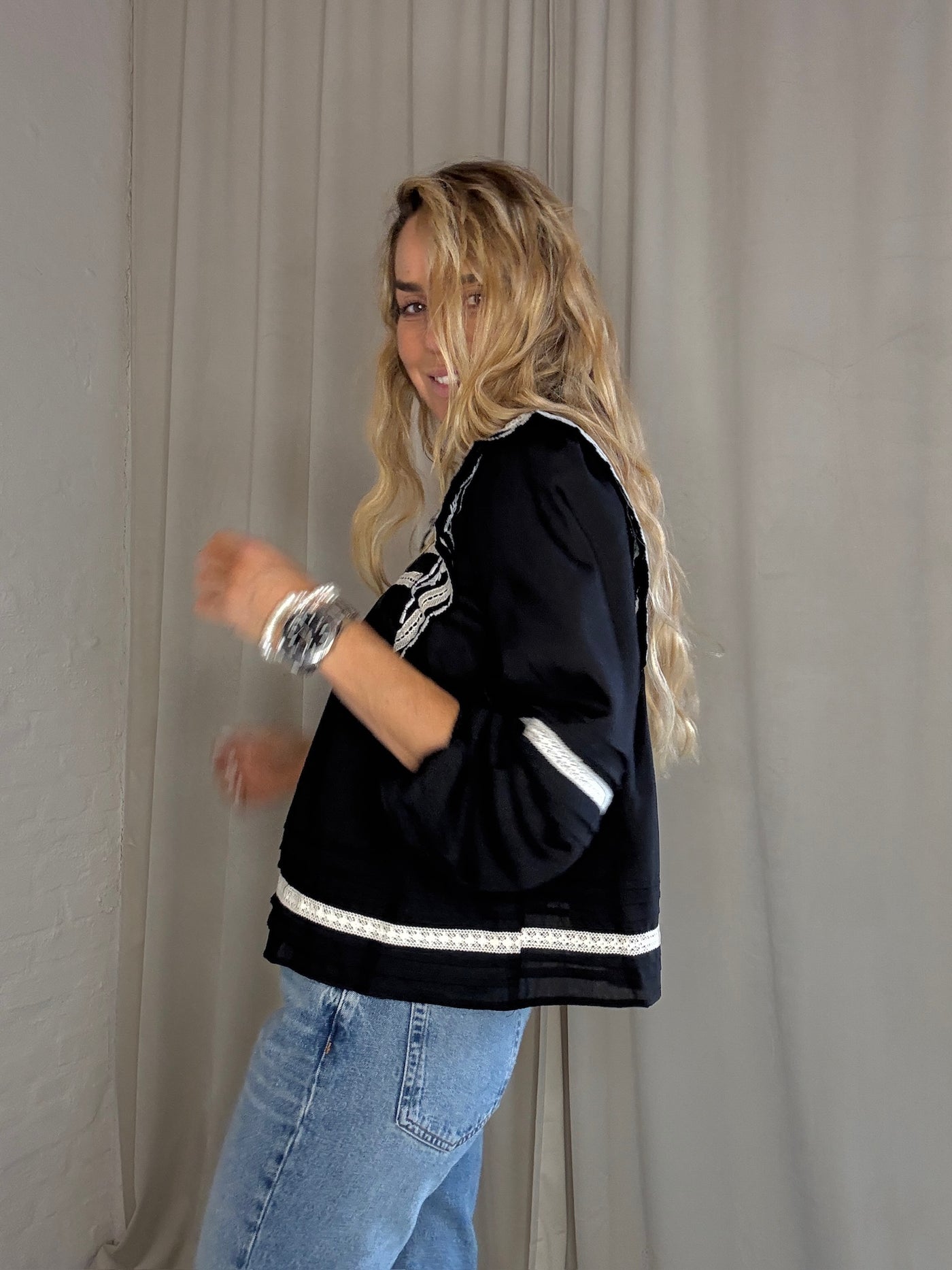 Sassy Copenhagen - Bluse - Sort - Mathilda