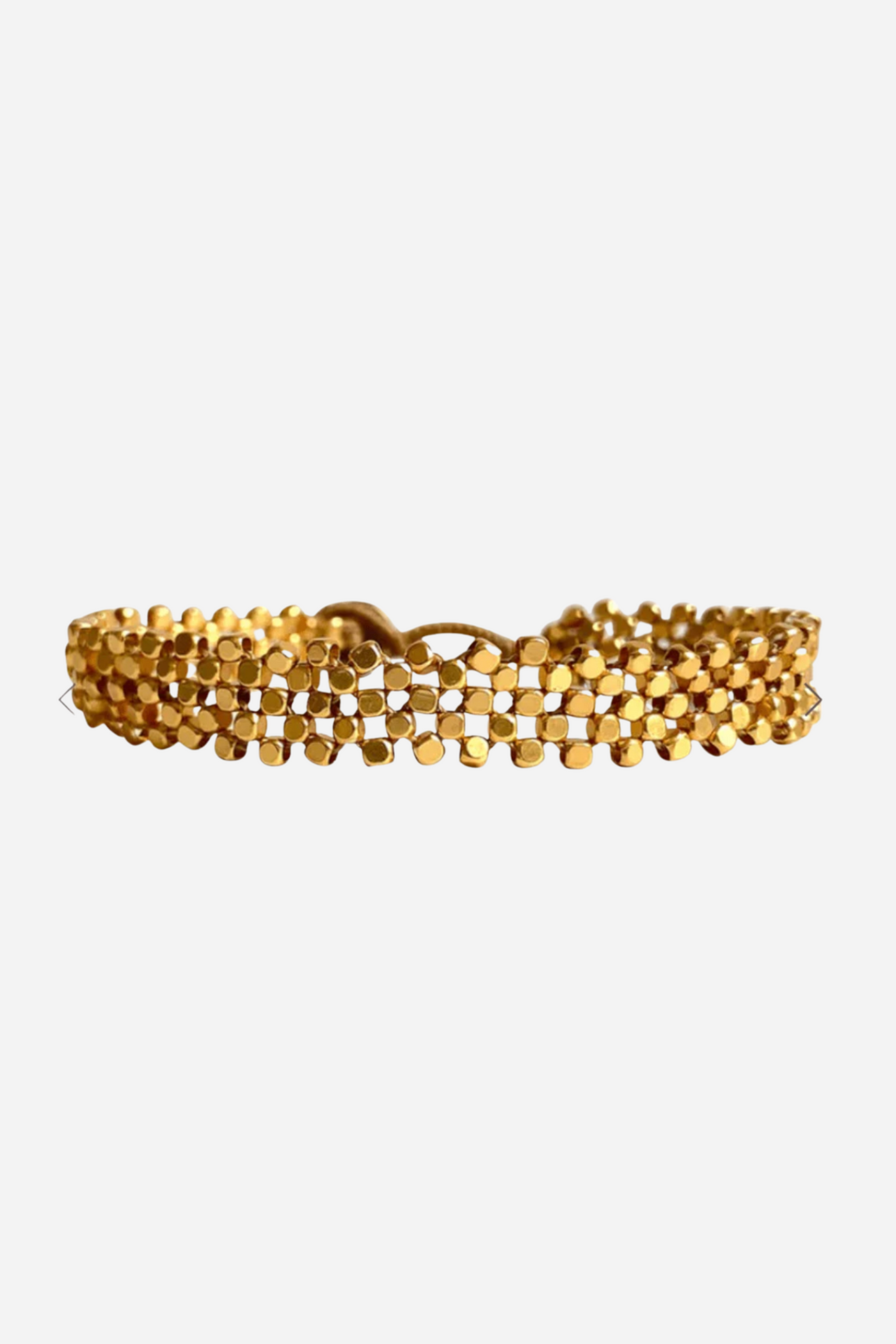 Håndlavet perle armbånd - Peggy MAX PE10 - Guld - Ibu Jewels
