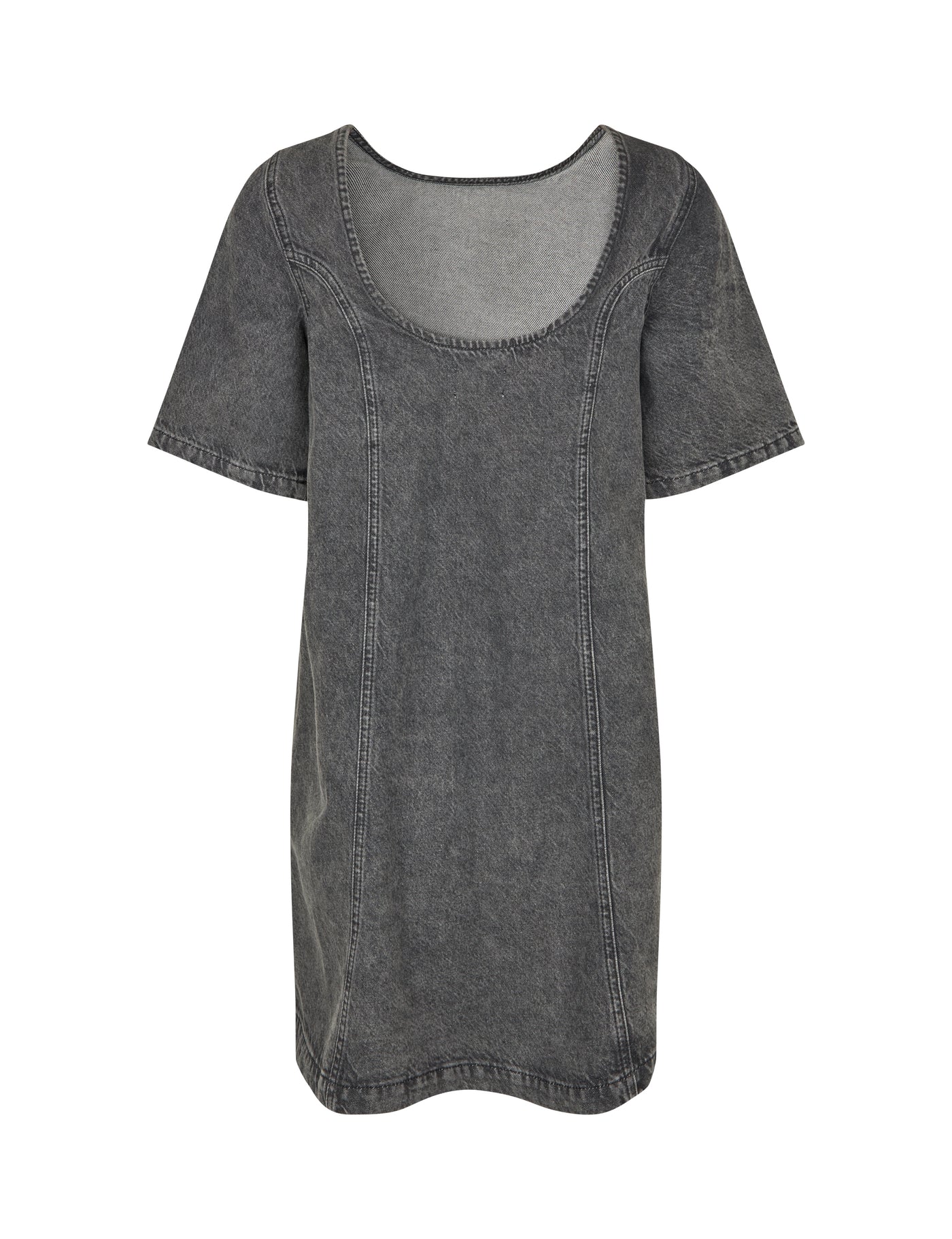 Two way Denim dress - Gray - Faunea-G - Global funk