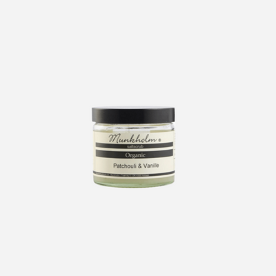 Salt scrub - Patchouli &amp; Vanilla - 300g. - Munkholm sss