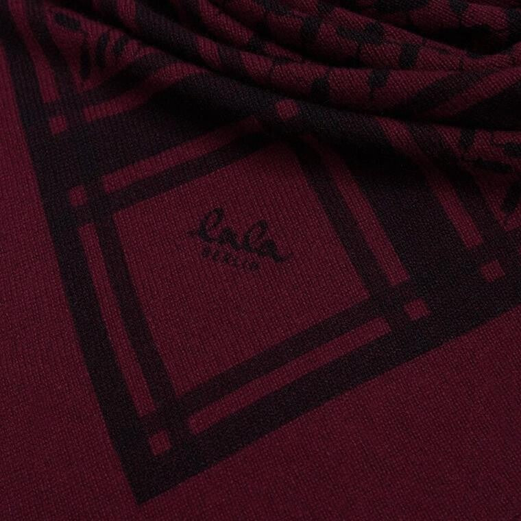 LALA BERLIN - Cashmere scarf - Trinity classic M - City middlegrey melange grey