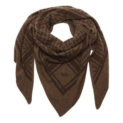 LALA BERLIN - Cashmere scarf - Trinity classic M - City middlegrey melange grey