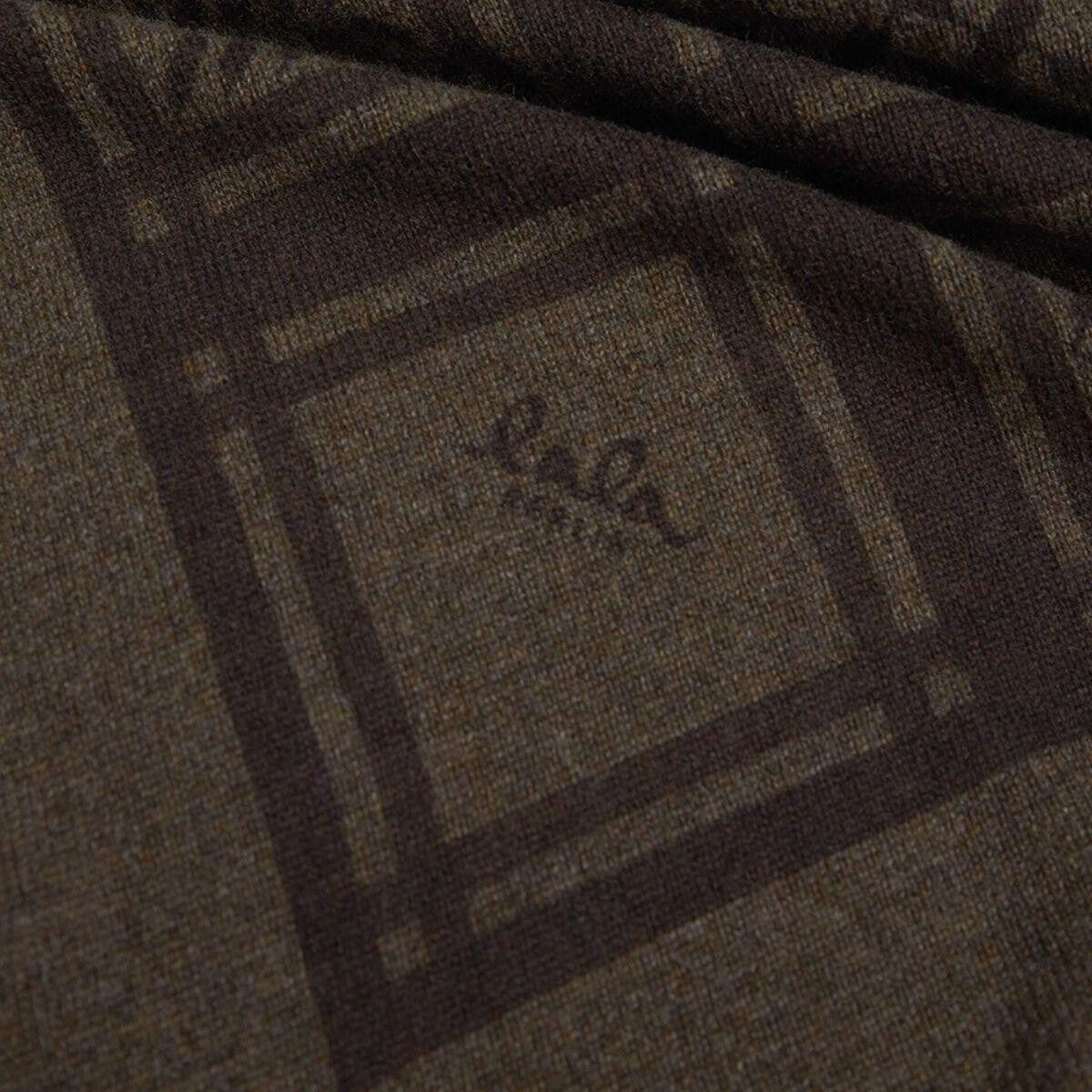 LALA BERLIN - Cashmere scarf - Trinity classic M - City middlegrey melange grey