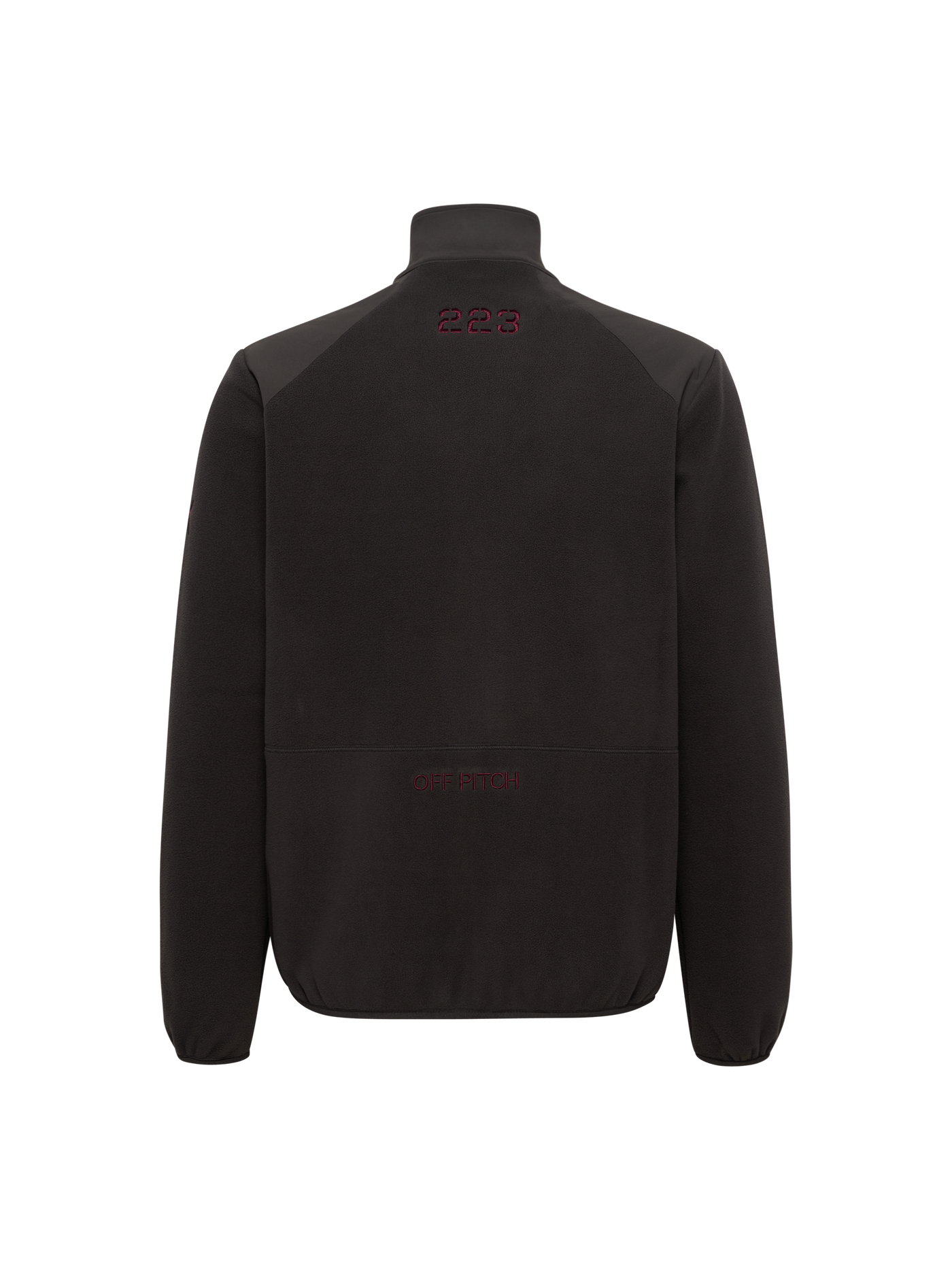 HALO - DBU Paneled Fleece Jakke - Raven