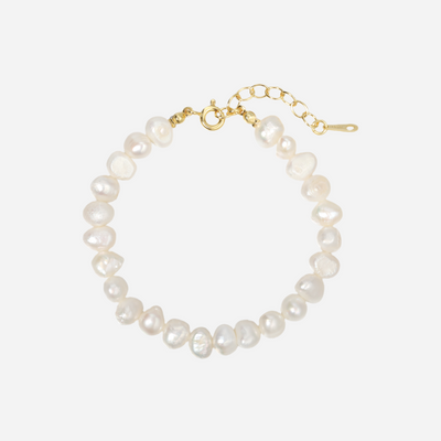 Andcopenhagen - Bracelet - 18 carat gold-plated sterling silver - Timeless Pearl