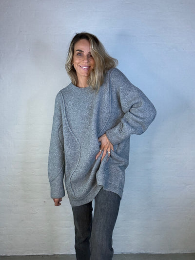 MbyM - Dress - Knitted Long Gray - Travel