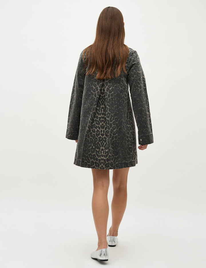 Global Funk - Leopard dress - Long sleeve Mira-G