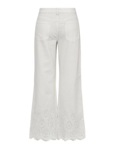 Global Funk - Jeans - White - Amarillo Scallop