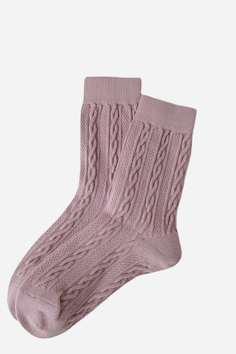 Wool socks - Andcopenhagen Pink