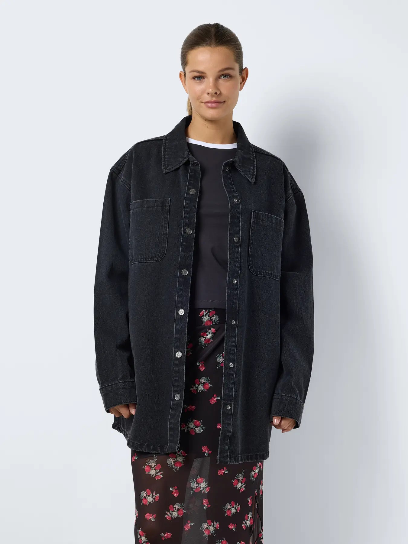 Noisy May - Denim jacket - Light blue - Alva 