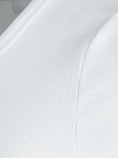 JJXX - Rib langærmet t-shirt - Hvid - Freya