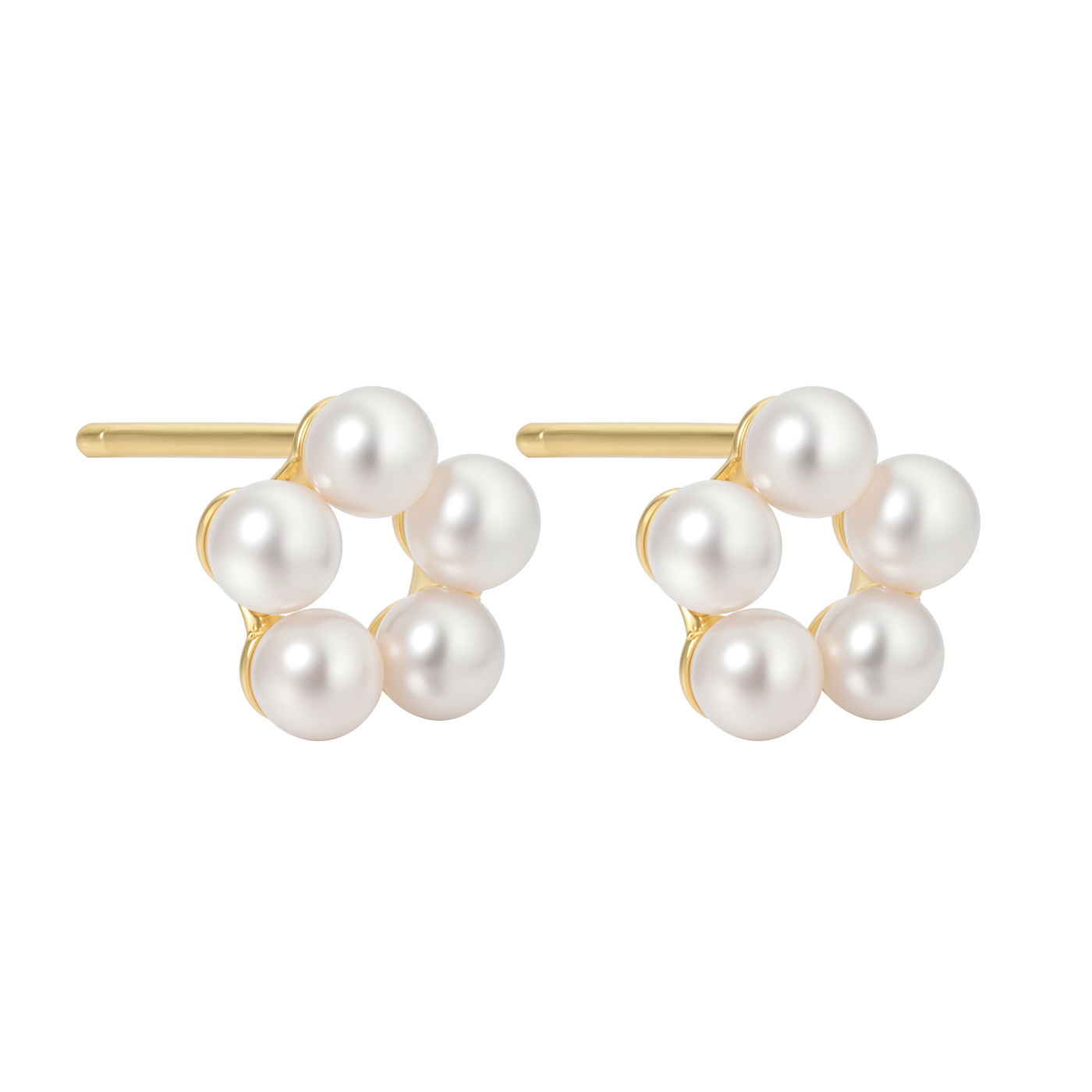 Andcopenhagen - Ørering studs - 18 karat guldbelagt 925 sterlingsølv - Phine