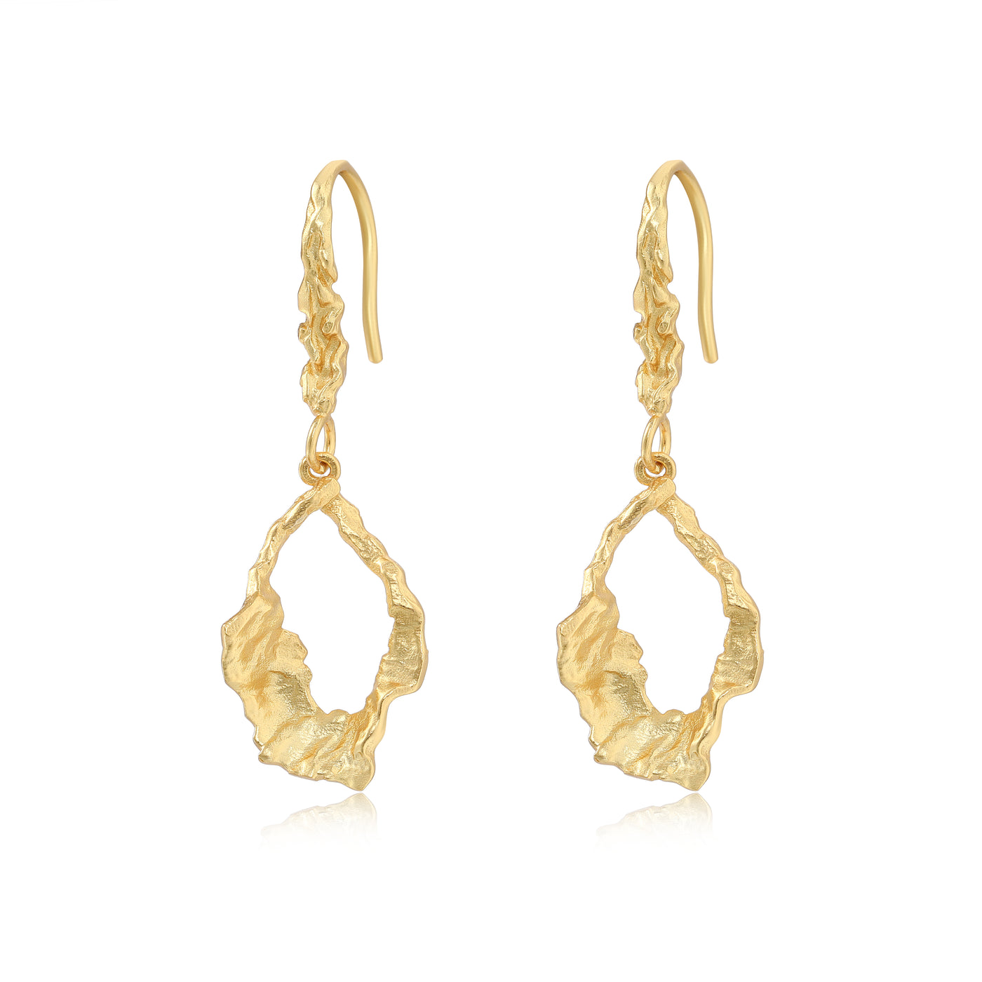 Andcopenhagen - Earrings - 18 carat gold plated 925 sterling silver - Mona