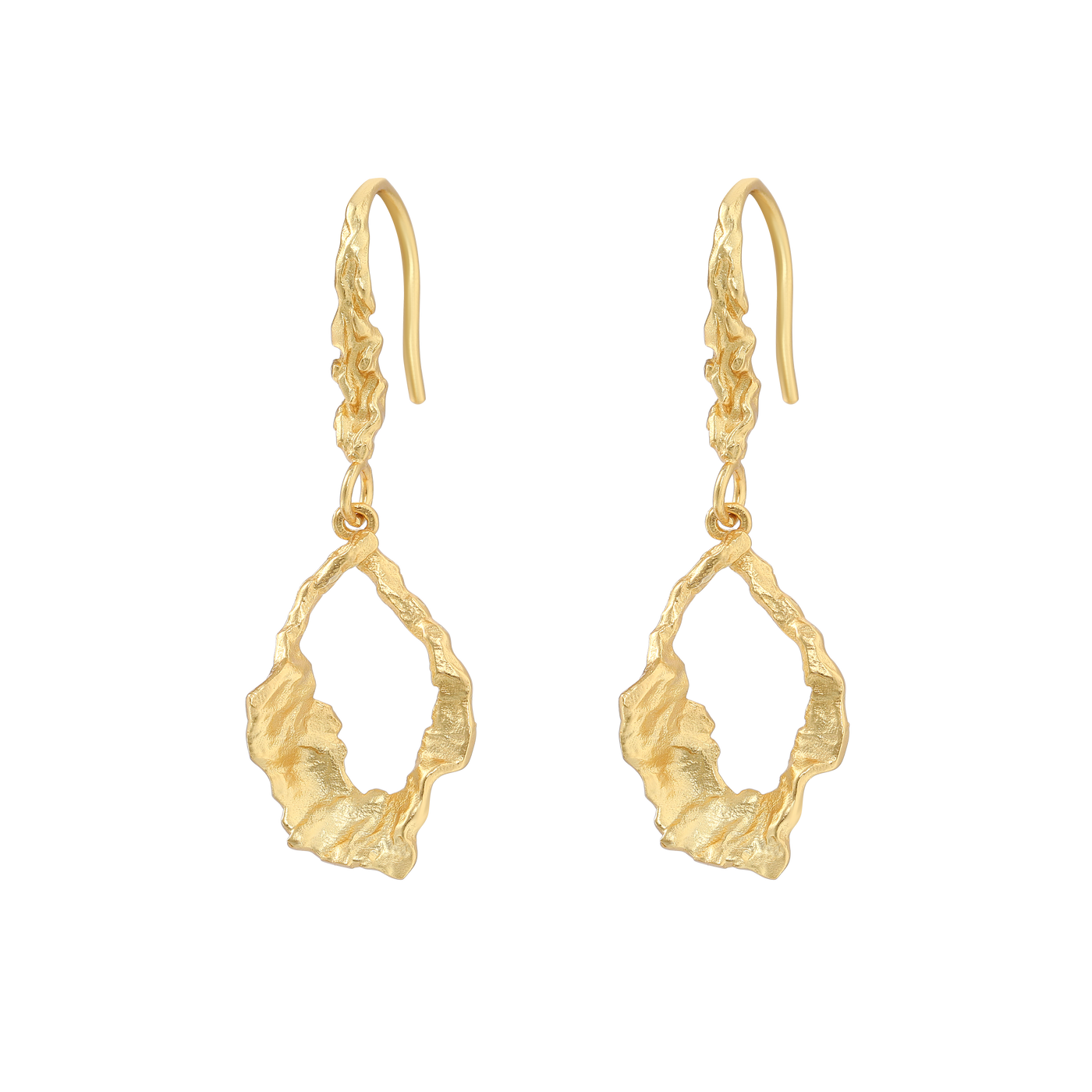 Andcopenhagen - Earrings - 18 carat gold plated 925 sterling silver - Mona