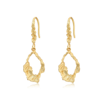 Andcopenhagen - Earrings - 18 carat gold plated 925 sterling silver - Mona